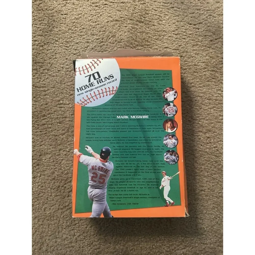 Vintage Ads Mark‎ McGwire Wheaties Cereal Box  Cardinals Antique Baseball
